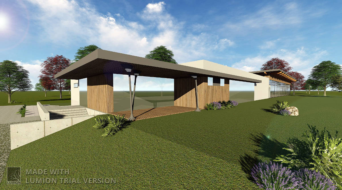 Plaváreň Hlohovec - exteriér